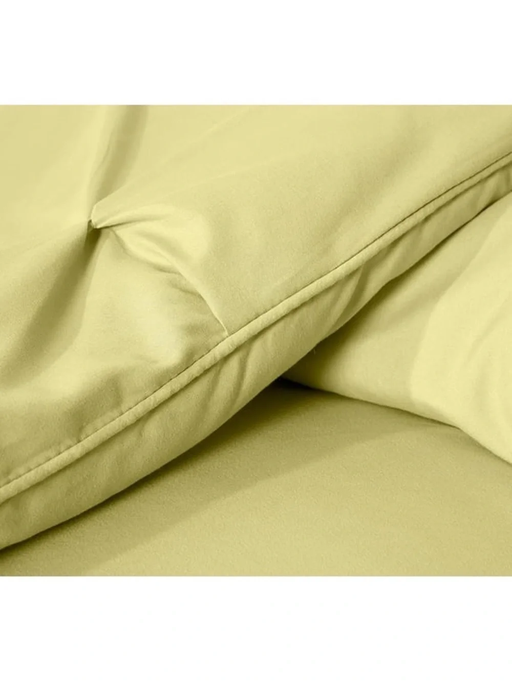 Yellow Pinch-Pleat king 3 piece Comforter Set